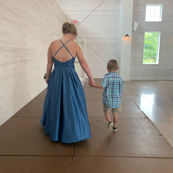 royal blue prom dress - Picture 2 of 2